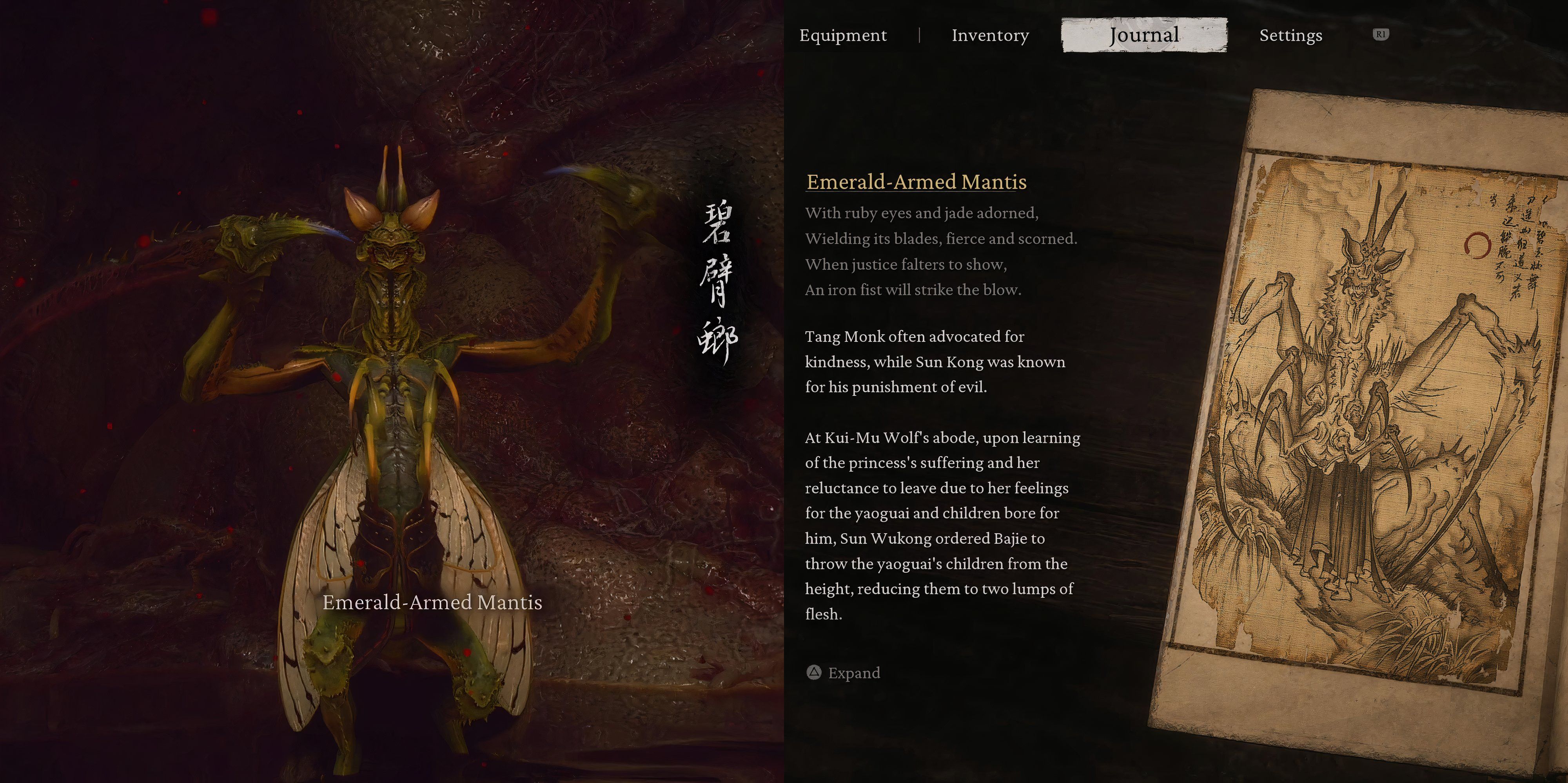 Emerald Armed Mantis in Black Myth Wukong Featured Image