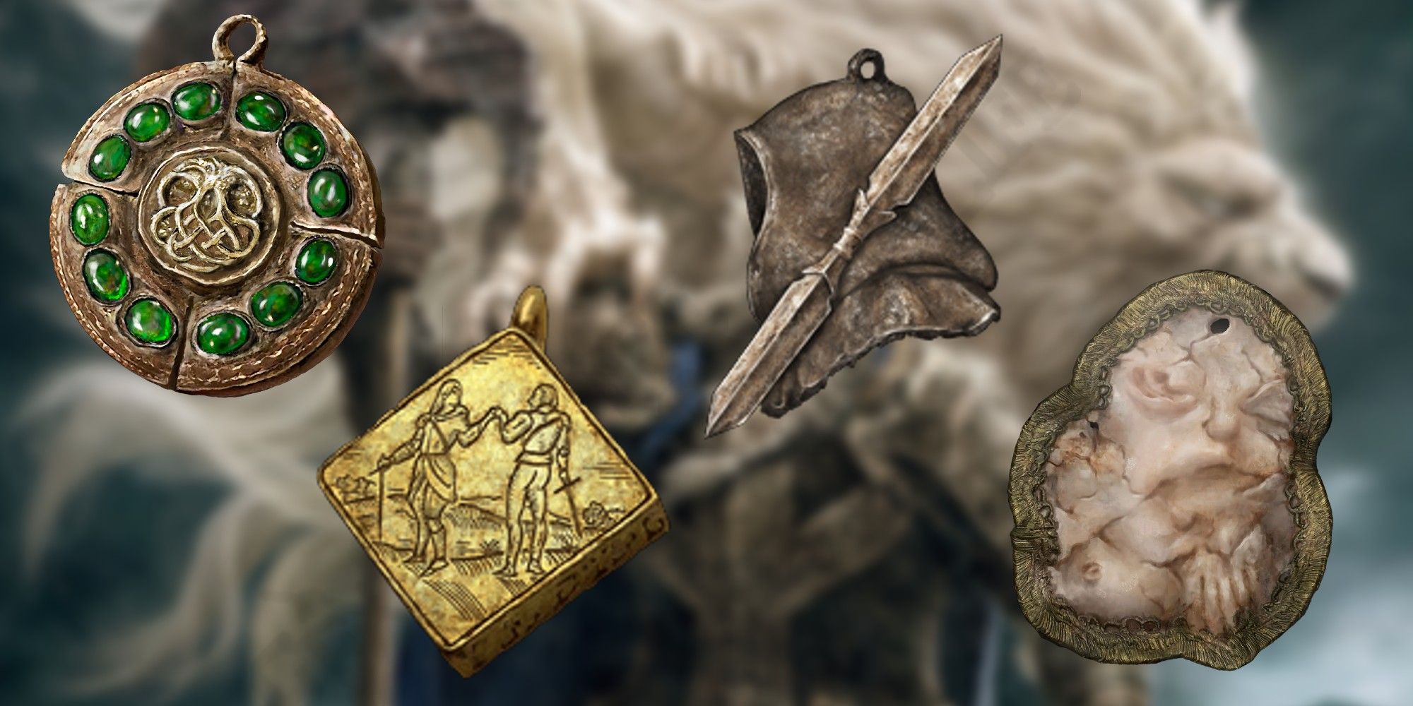 various talismans in elden ring